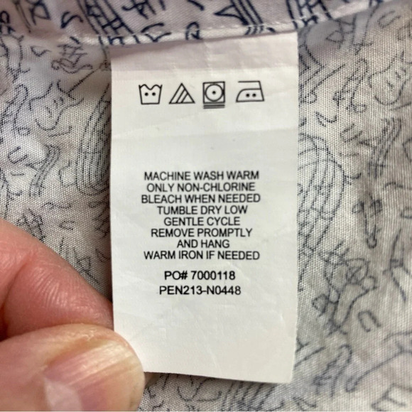 Penguin by Munsingwear Men's Button Up Shirt 16.5 32/33 Heritage Slim Fit Cotton - Picture 10 of 10